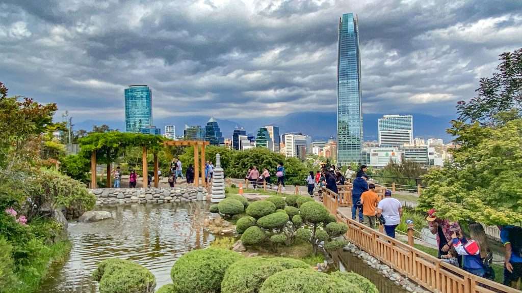 Is Santiago de Chile underrated? I think so. Japanese garden in Santiago